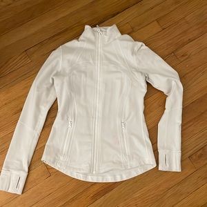 White lululemon define jacket